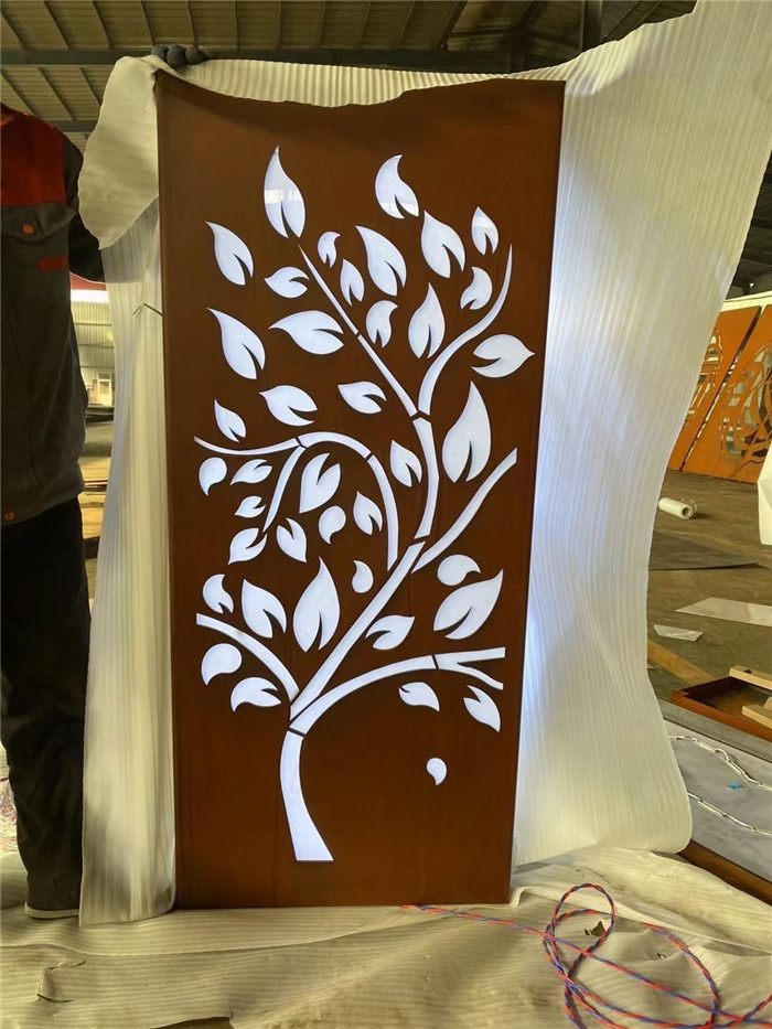 耐候板激光雕刻